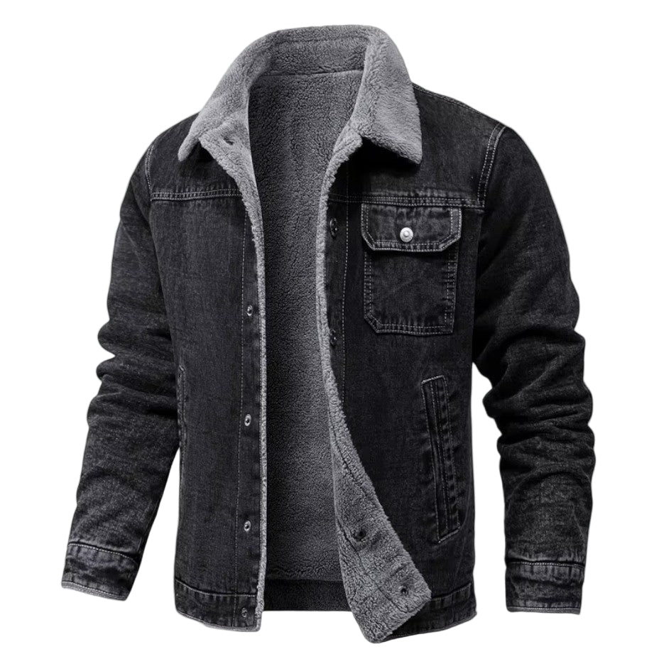 Veste en Jean Doublée pour Hommes 0