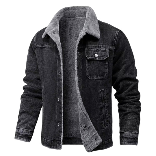 Veste en Jean Doublée pour Hommes 0