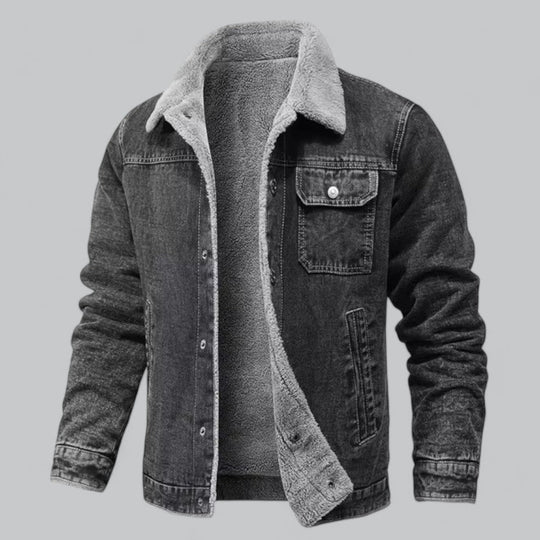 Veste en Jean Doublée pour Hommes 1