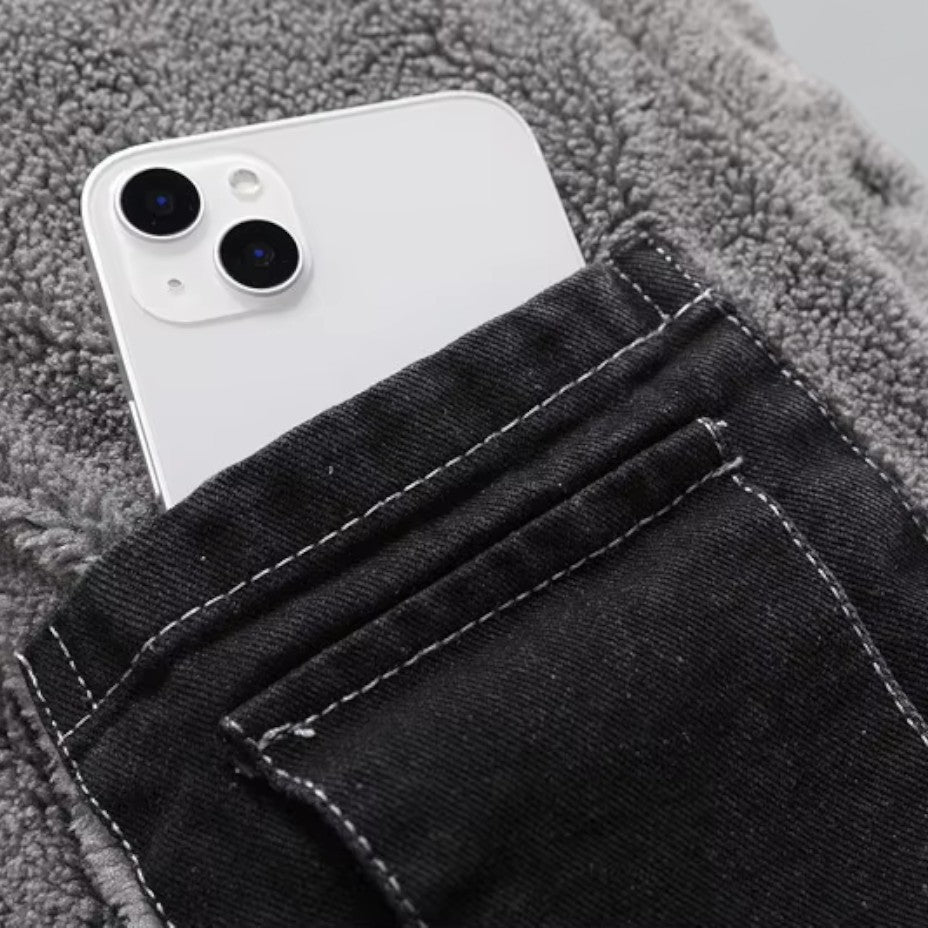 Veste en Jean Doublée pour Hommes 2