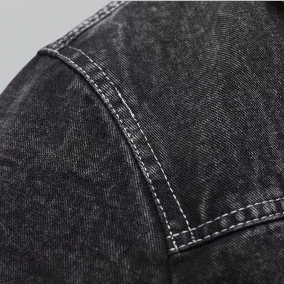 Veste en Jean Doublée pour Hommes 3