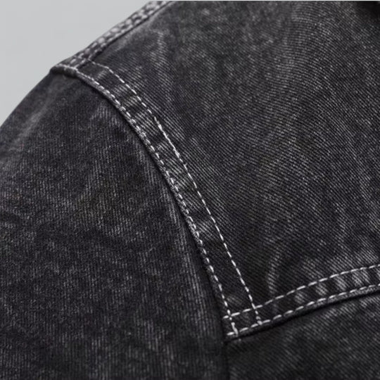Veste en Jean Doublée pour Hommes 3