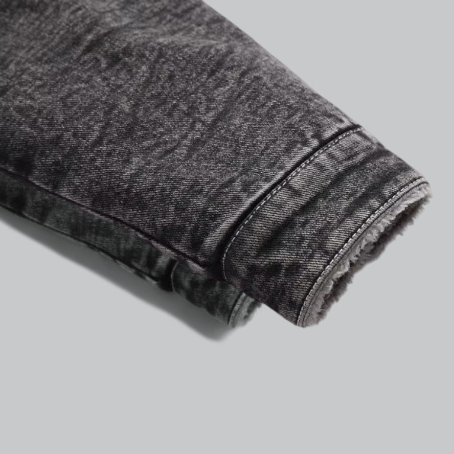 Veste en Jean Doublée pour Hommes 4