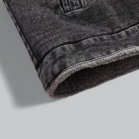 Veste en Jean Doublée pour Hommes 8