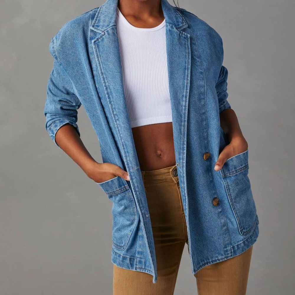 Veste en Jean Femme Décontractée 1