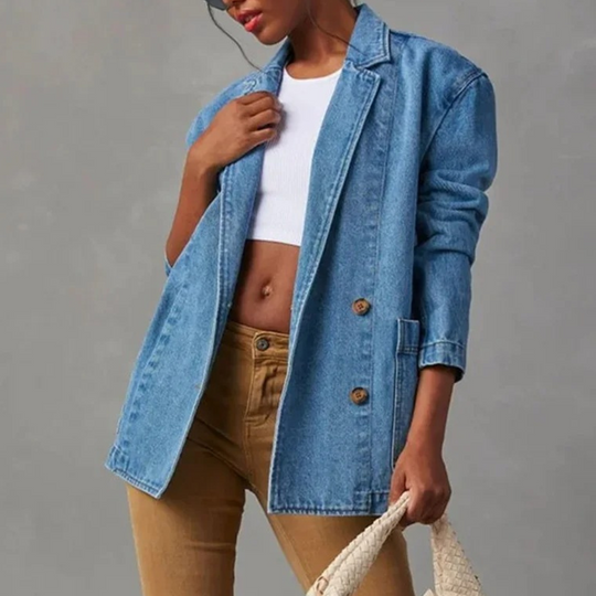Veste en Jean Femme Décontractée 3