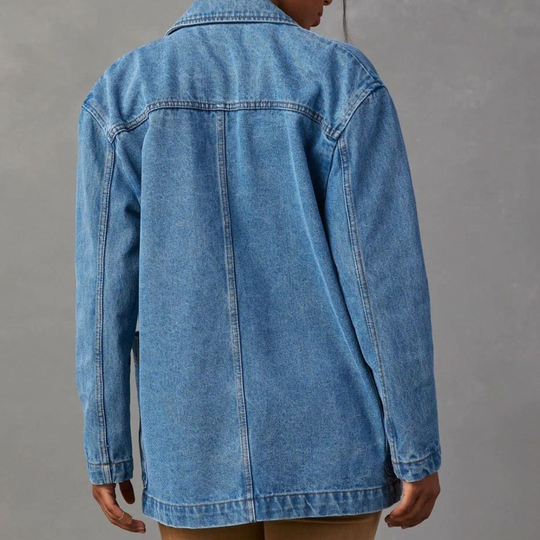 Veste en Jean Femme Décontractée 4