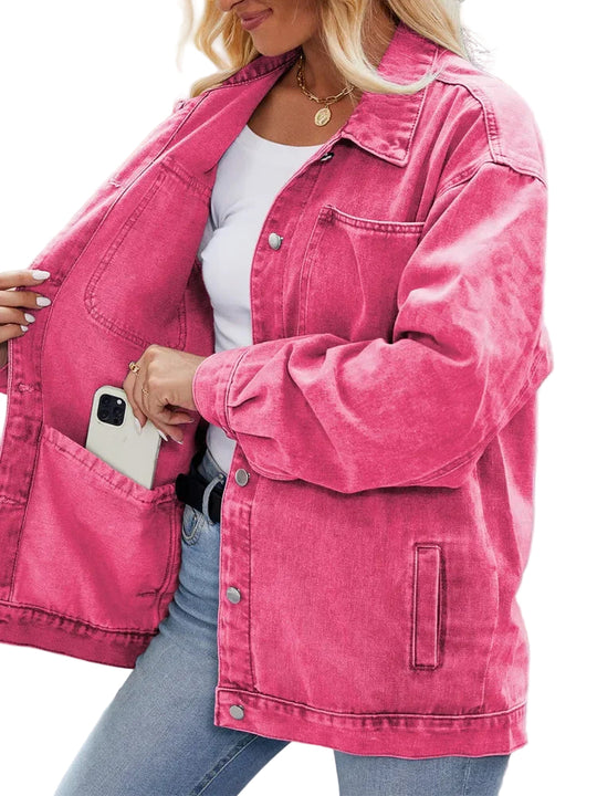 Veste en Jean Femme Style Oversize 0