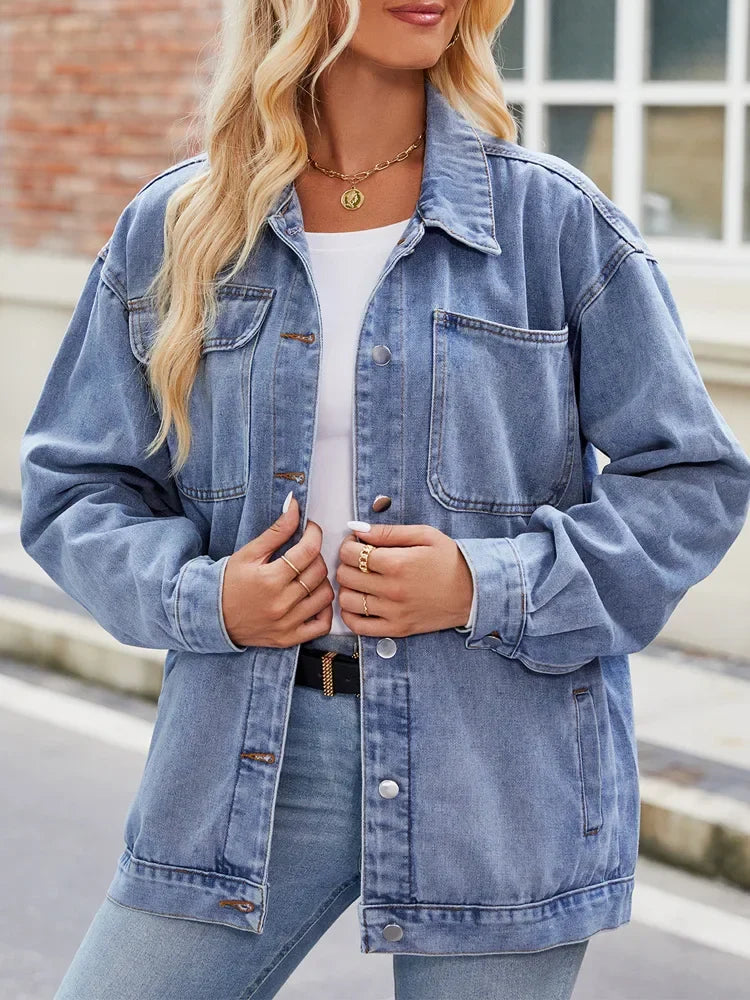Veste en Jean Femme Style Oversize 1