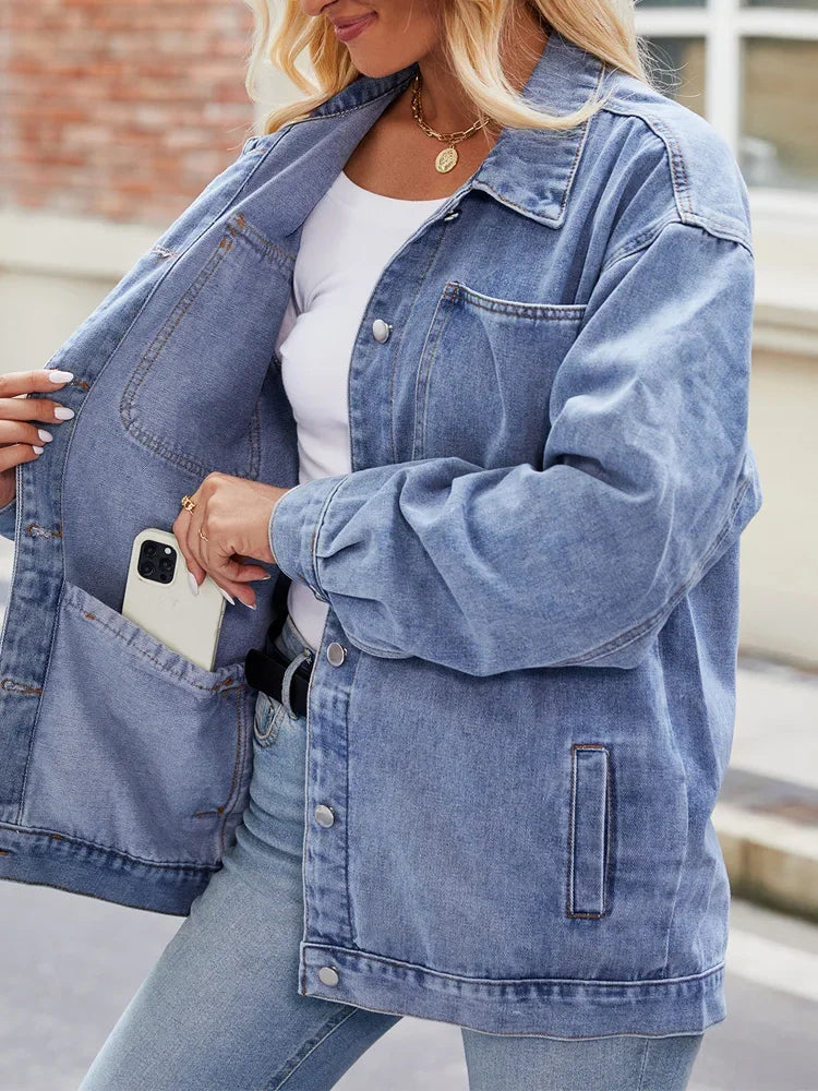 Veste en Jean Femme Style Oversize 4