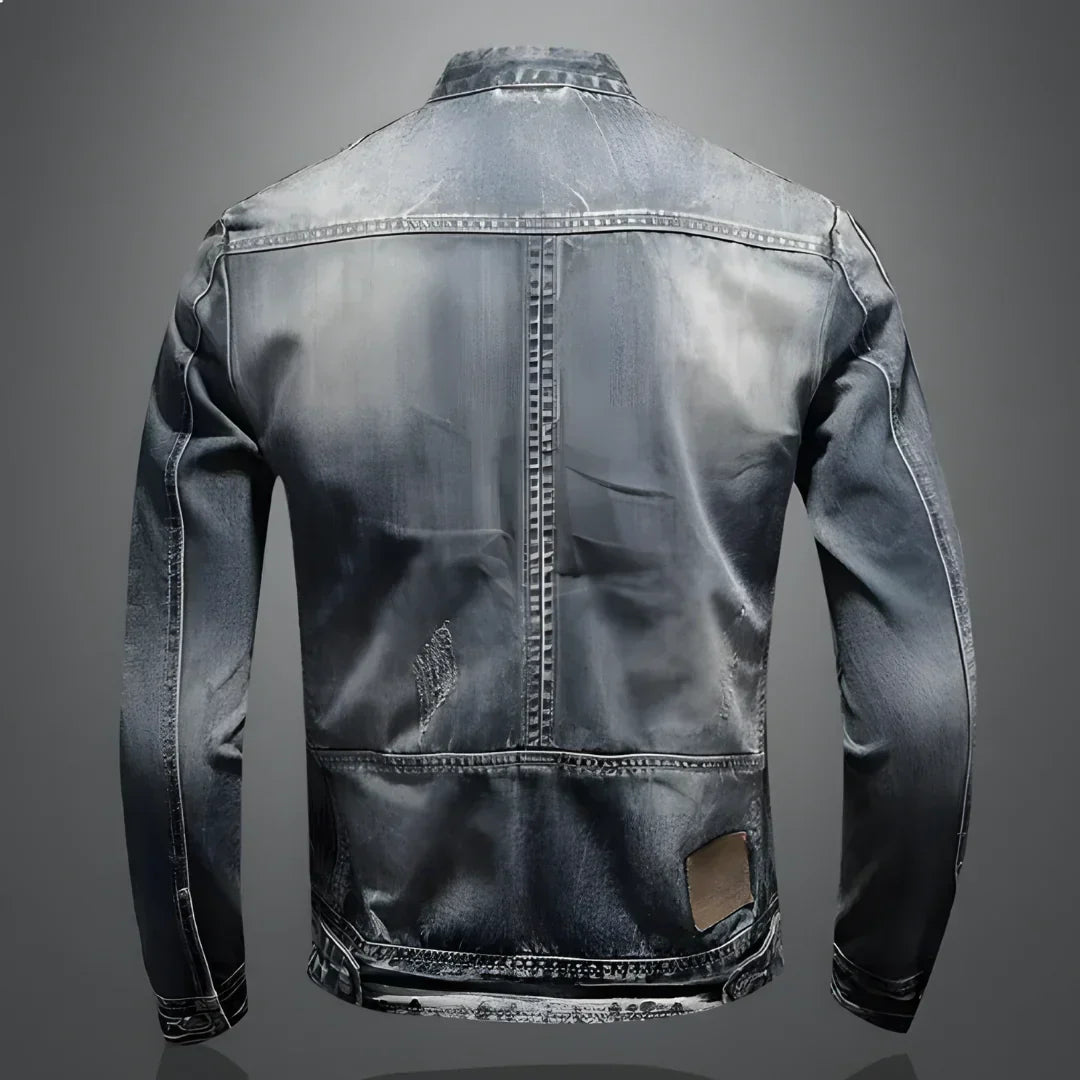 Veste en Jean d'Hiver pour Hommes Moderne 1