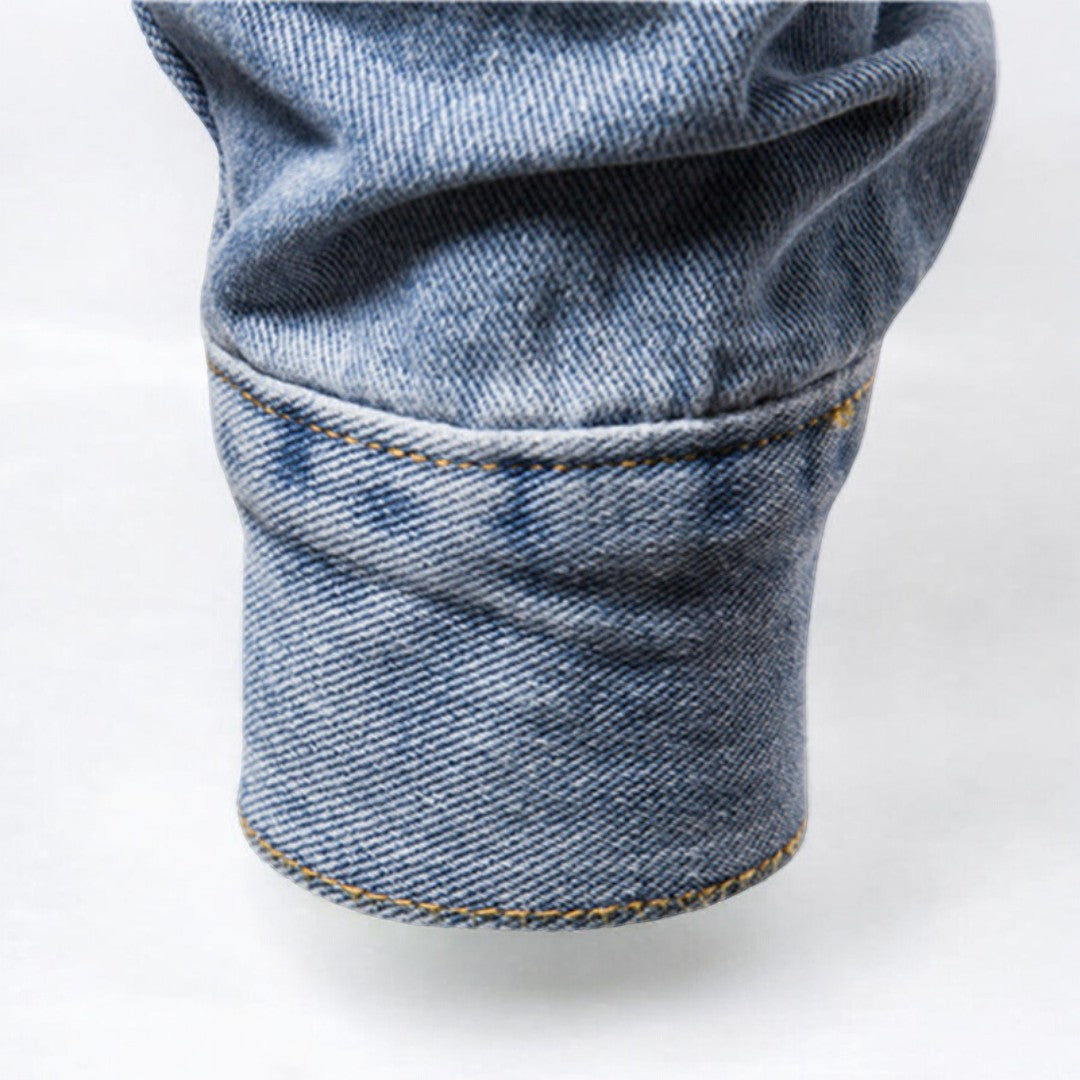 Veste en Jean pour Homme Style Décontracté 2