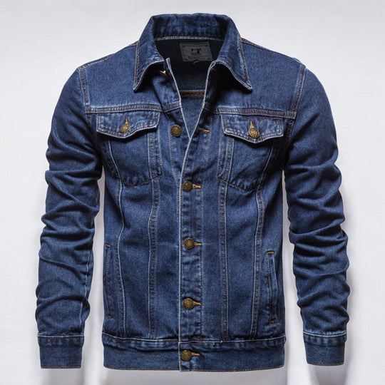 Veste en Jean pour Homme Style Décontracté 3