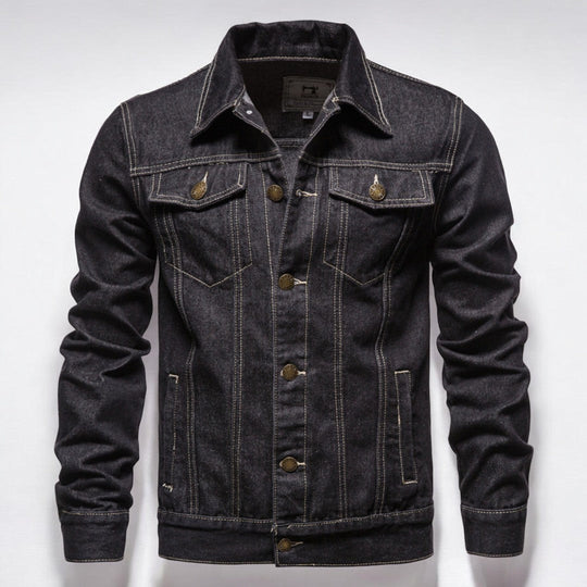 Veste en Jean pour Homme Style Décontracté 4
