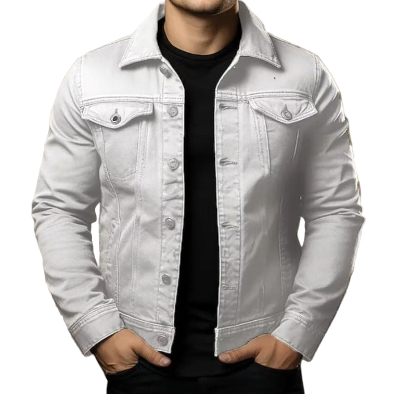 Veste en Jean pour Homme au Style Moderne 0