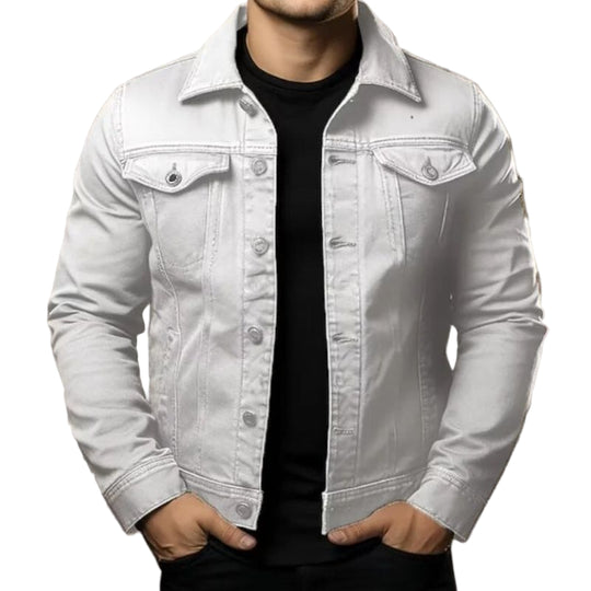 Veste en Jean pour Homme au Style Moderne 0