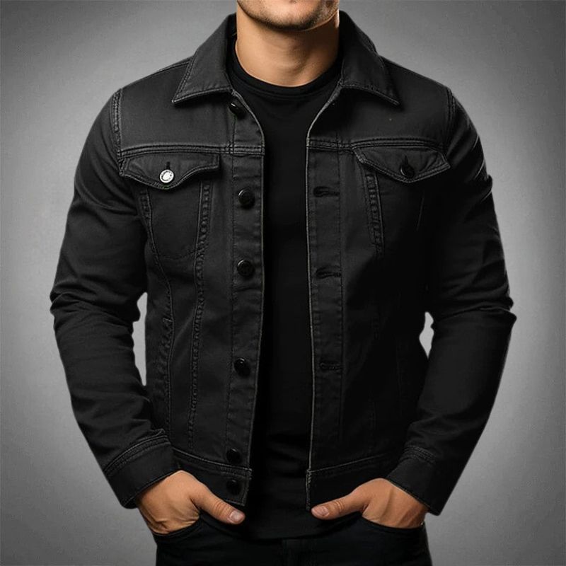 Veste en Jean pour Homme au Style Moderne 2