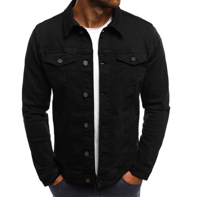 Veste en Jean pour Hommes - Coupe Régulière - Col Chemise 2