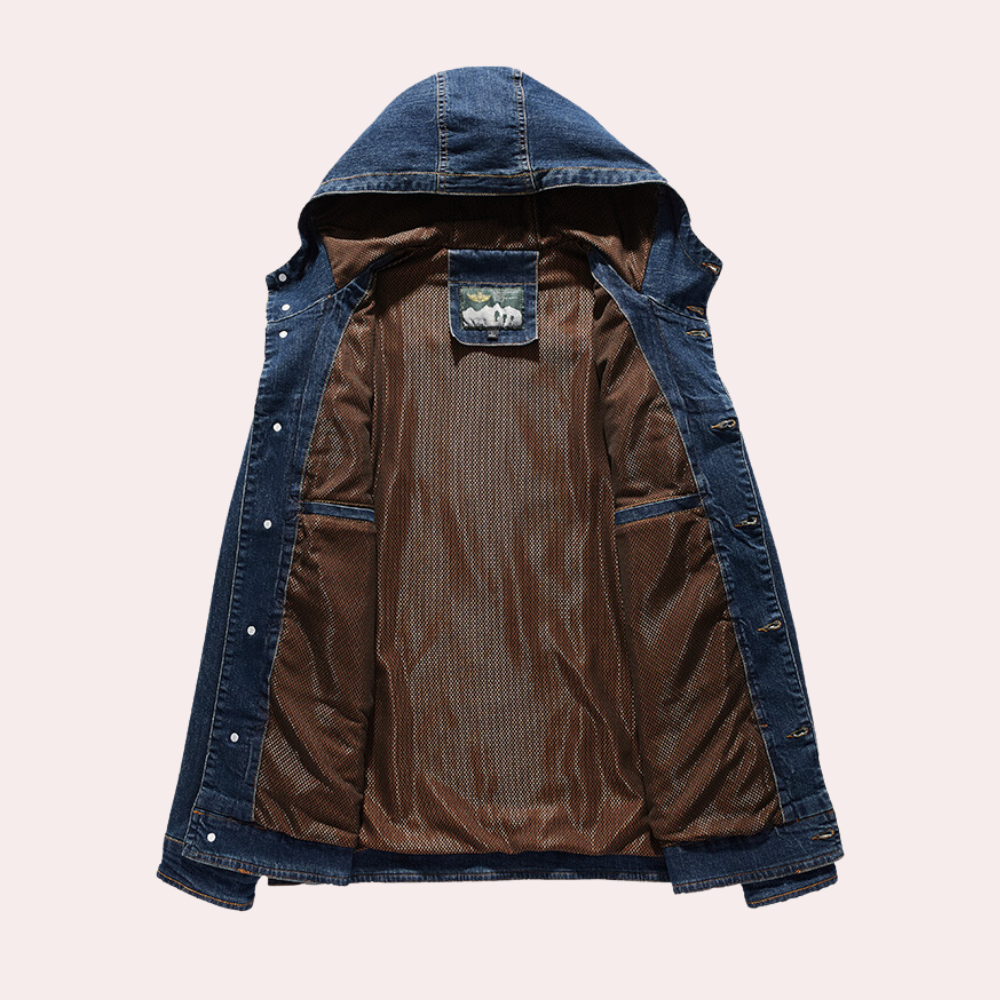 Veste en Jean pour Hommes Style Décontracté 3