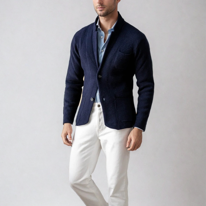 Veste en Laine pour Homme avec Poches 1
