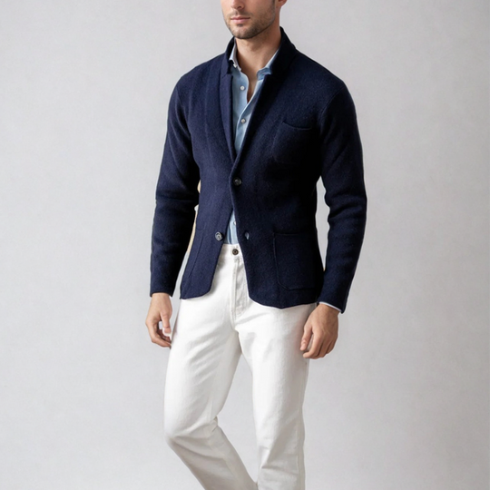Veste en Laine pour Homme avec Poches 1