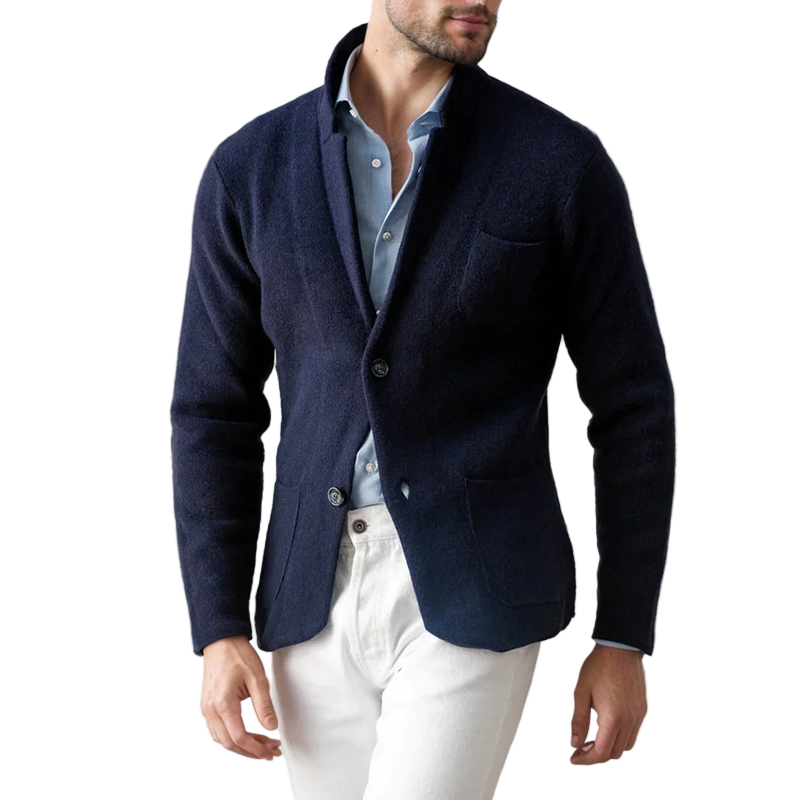 Veste en Laine pour Homme avec Poches 5