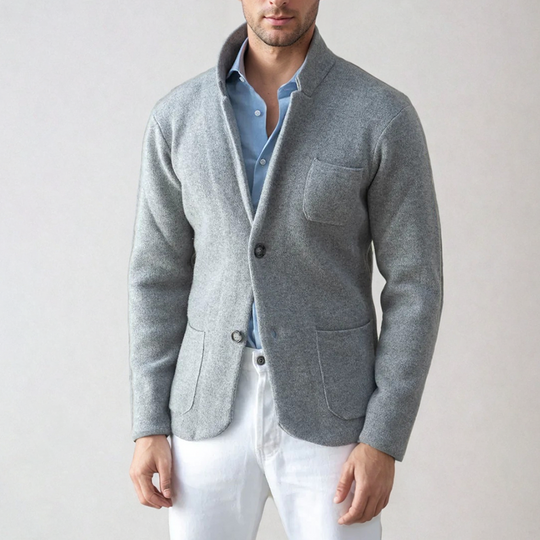Veste en Laine pour Homme avec Poches 6
