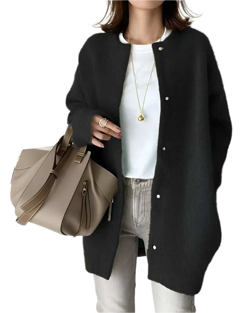 Veste en Tricot Femme Élégante en Matériau Égyptien 0