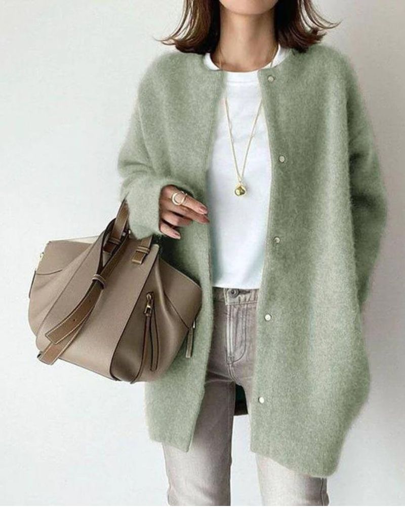 Veste en Tricot Femme Élégante en Matériau Égyptien 3