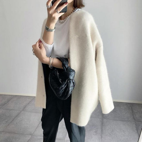 Veste en Tricot Femme Élégante en Matériau Égyptien 7
