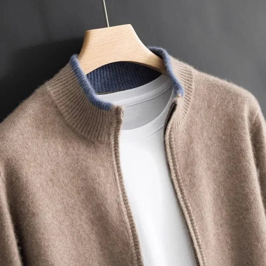 Veste pour Homme Minimaliste avec Fermeture Éclair 0