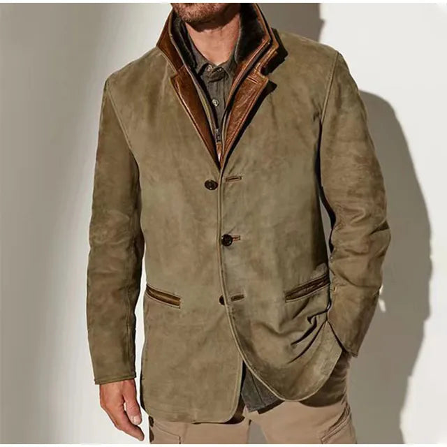 Veste pour Homme à Boutonnage Décontracté 1