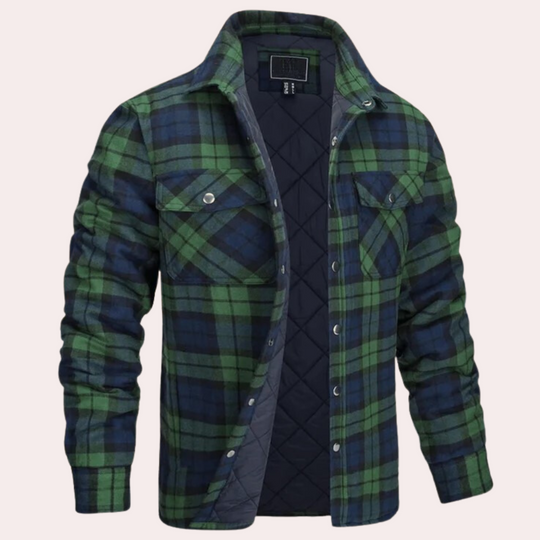 Veste pour Homme à Carreaux Chaud 1