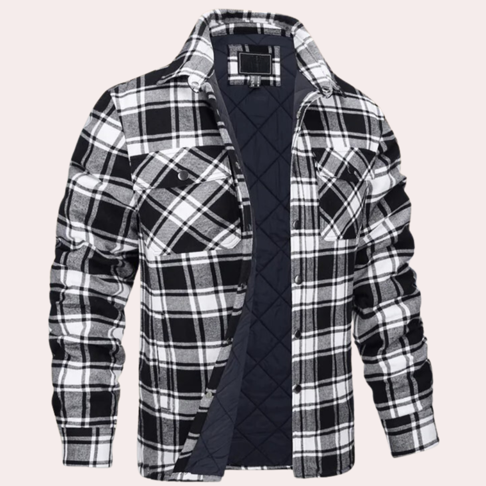 Veste pour Homme à Carreaux Chaud 3