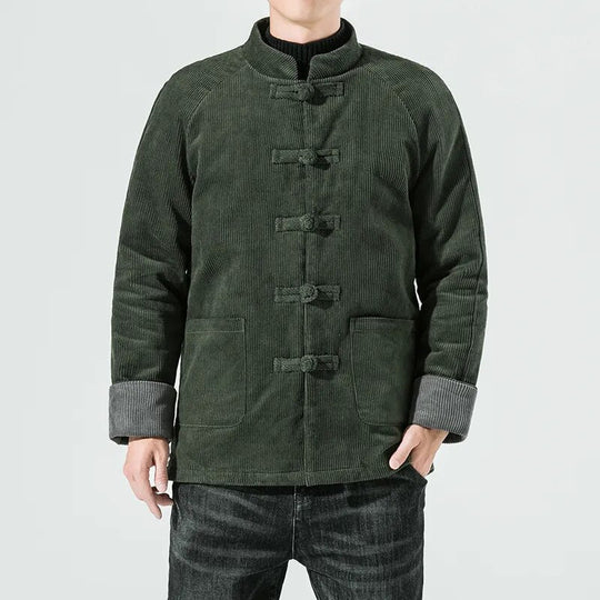 Veste pour Homme en Coton Corduroy avec Doublure Padded 1