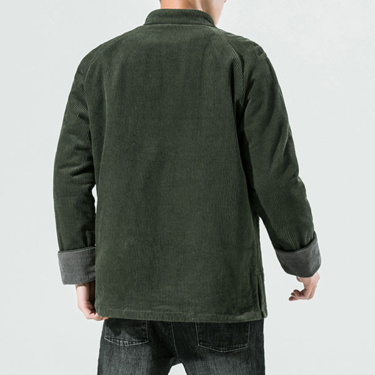 Veste pour Homme en Coton Corduroy avec Doublure Padded 2