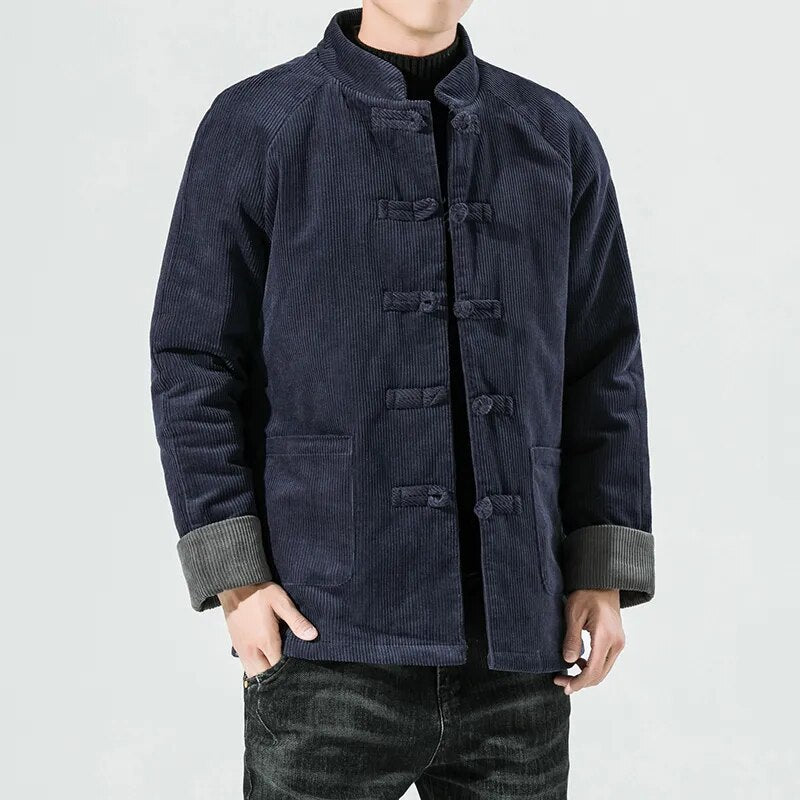 Veste pour Homme en Coton Corduroy avec Doublure Padded 3