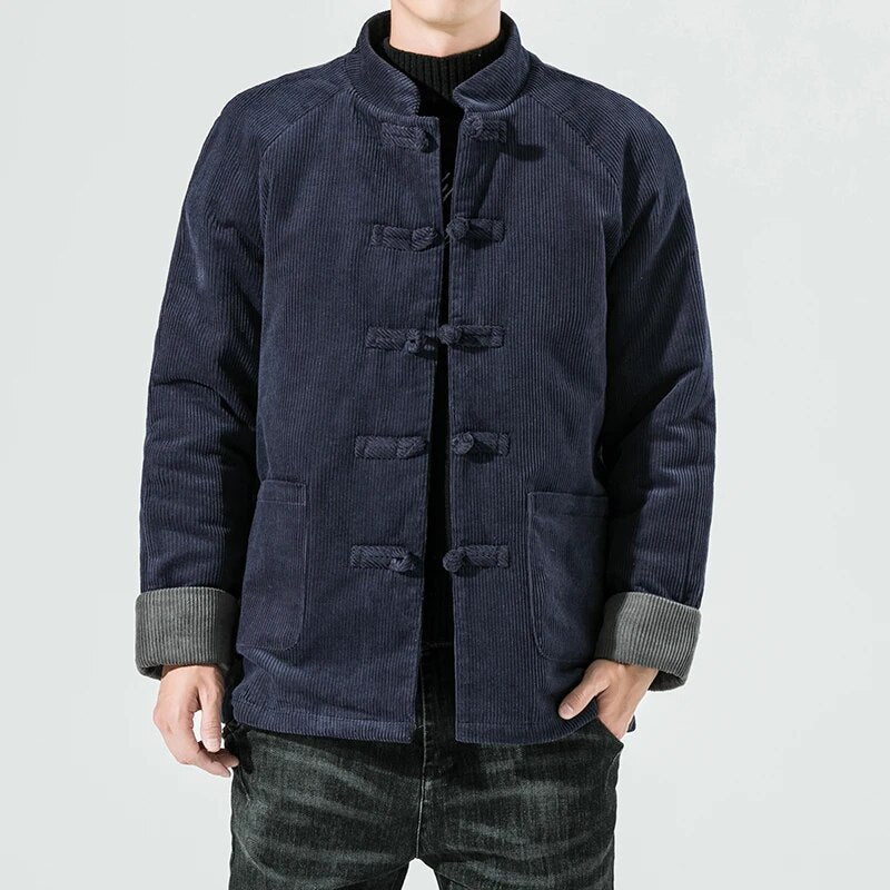 Veste pour Homme en Coton Corduroy avec Doublure Padded 4