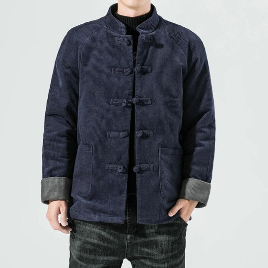 Veste pour Homme en Coton Corduroy avec Doublure Padded 4