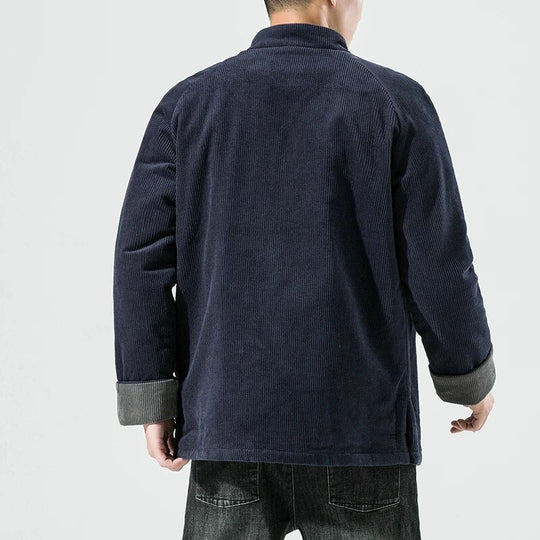 Veste pour Homme en Coton Corduroy avec Doublure Padded 5