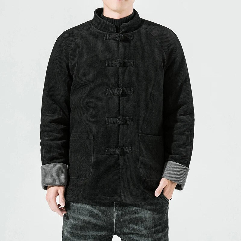 Veste pour Homme en Coton Corduroy avec Doublure Padded 6