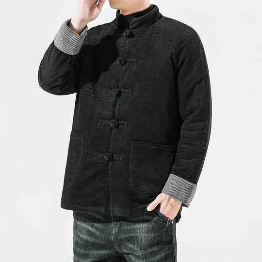 Veste pour Homme en Coton Corduroy avec Doublure Padded 7