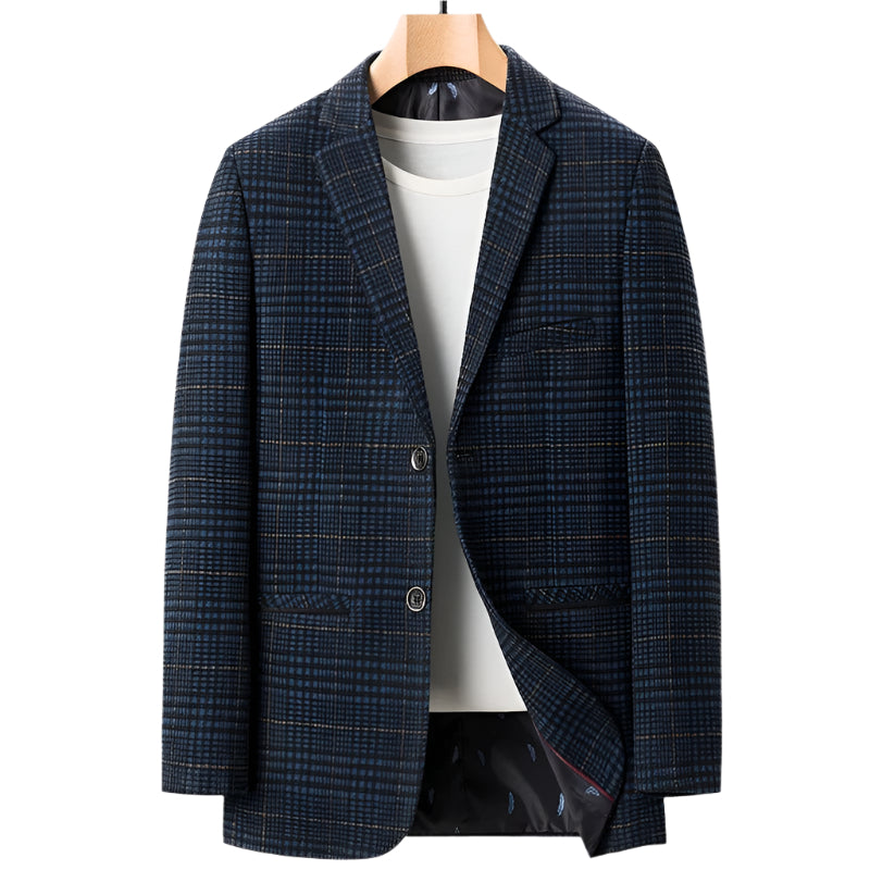 Veste pour Homme en Laine Premium avec Doublure en Coton 0