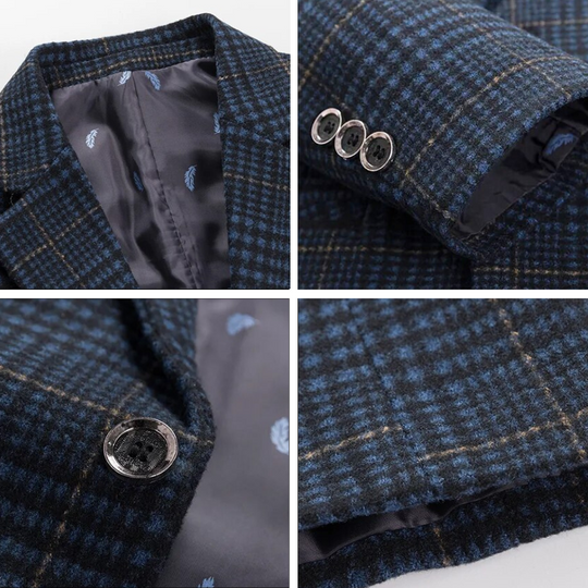 Veste pour Homme en Laine Premium avec Doublure en Coton 1
