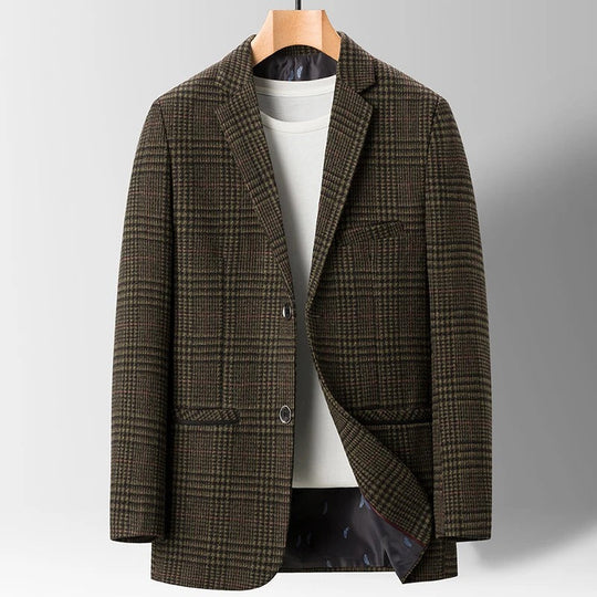 Veste pour Homme en Laine Premium avec Doublure en Coton 6