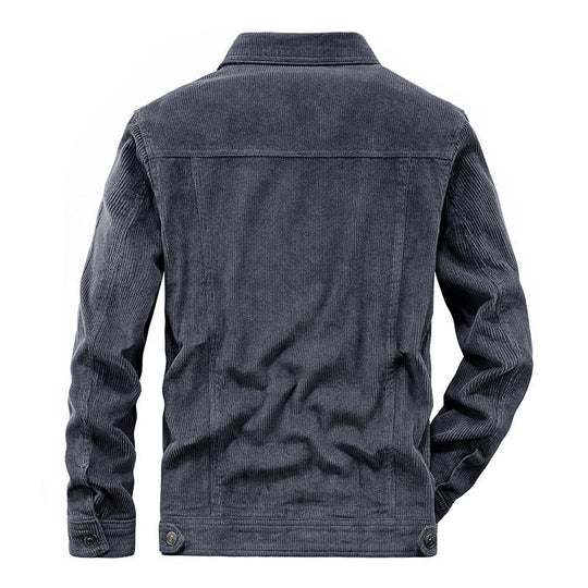 Veste pour Homme en Velours Côtelé Décontractée 2