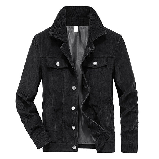 Veste pour Homme en Velours Côtelé Décontractée 3