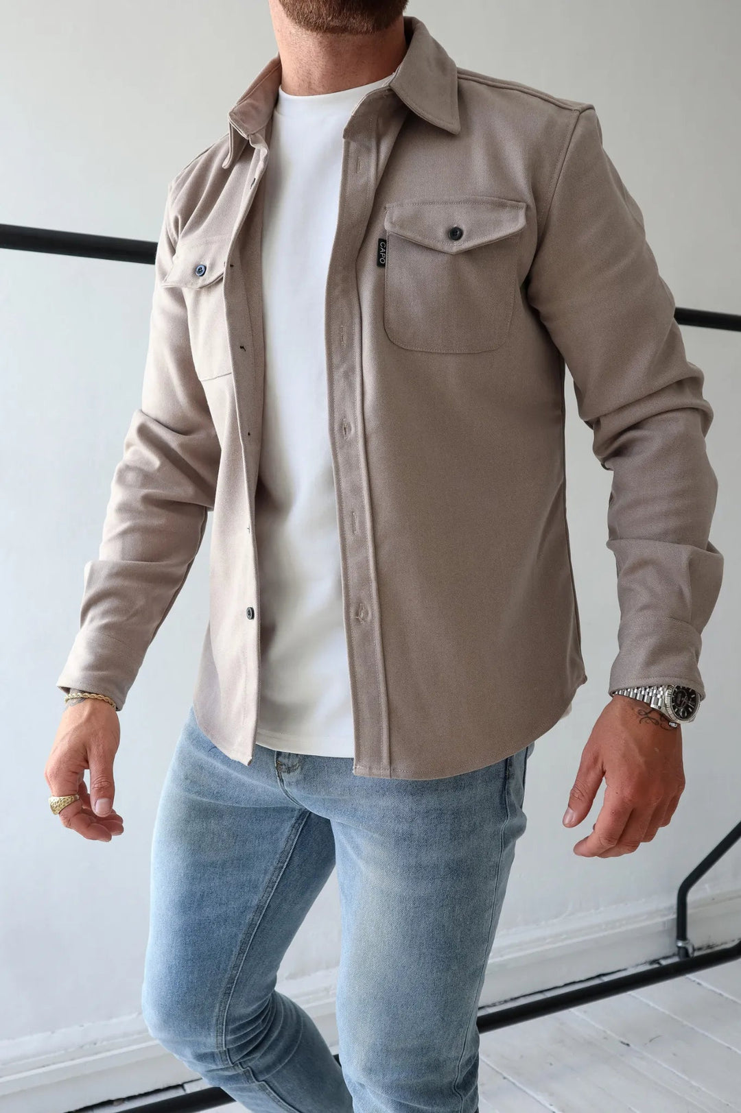 Veste pour Hommes Magnus avec Boutons et Poches Avant 2