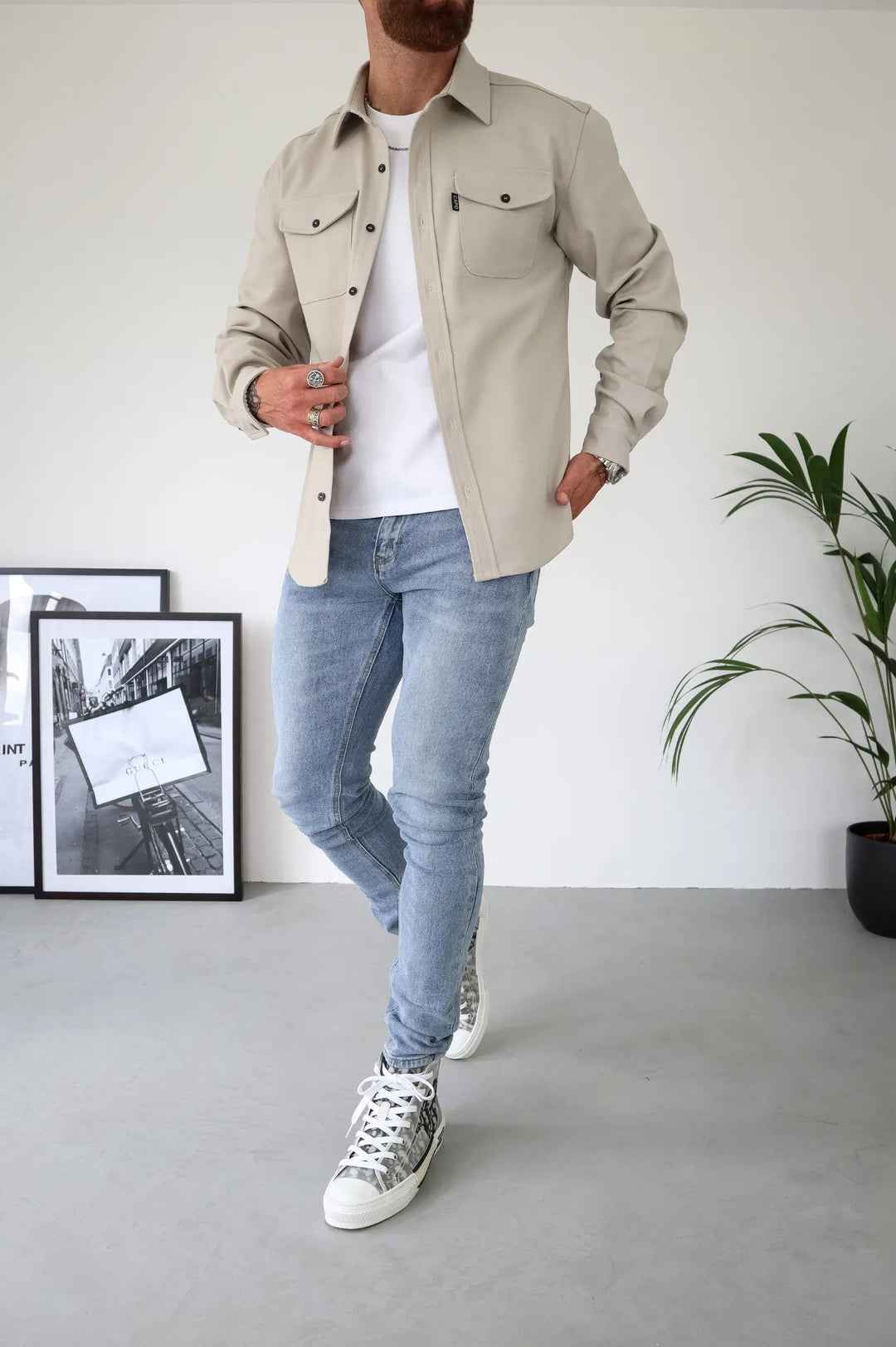 Veste pour Hommes Magnus avec Boutons et Poches Avant 3