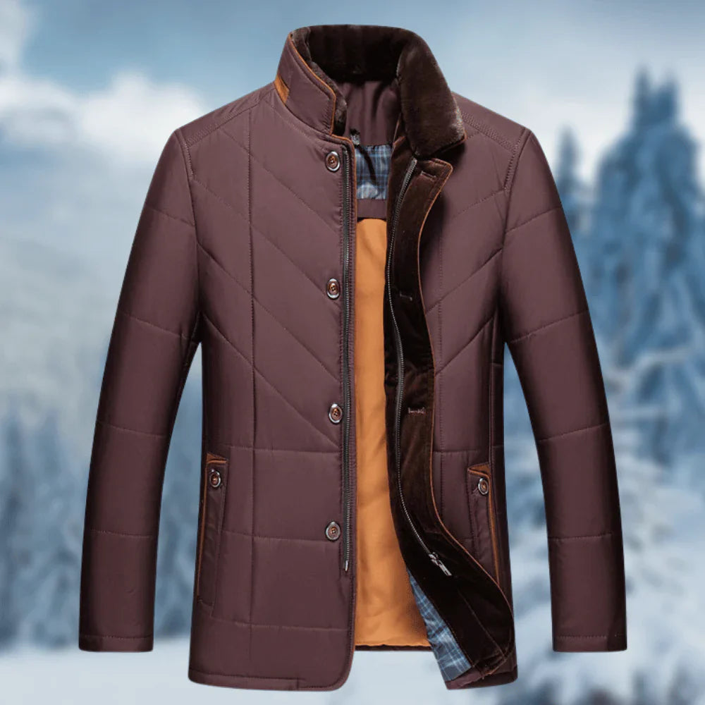 Veste pour hommes à col montant épais 1
